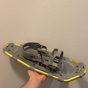 L.L. Bean Gray and Green/Gold Snowshoe